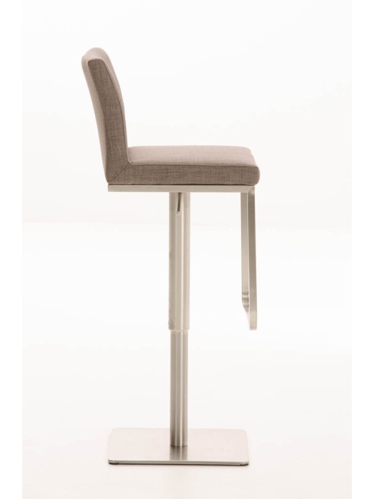 Tabouret de bar Panama E tissu, gris
