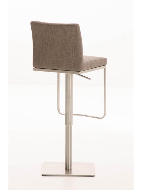 Tabouret de bar Panama E tissu, gris
