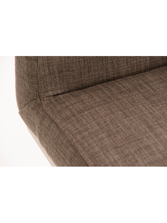 Tabouret de bar Panama E tissu, gris