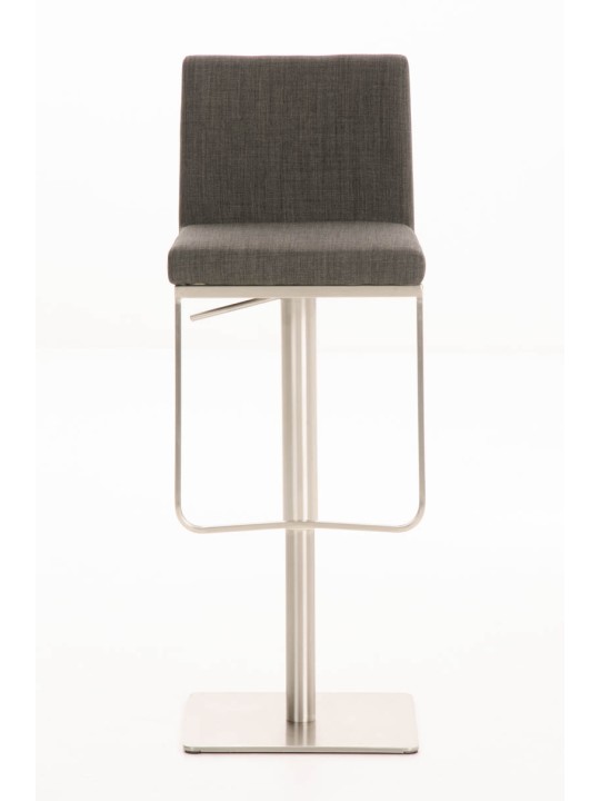 Tabouret de bar Panama E tissu, gris foncé