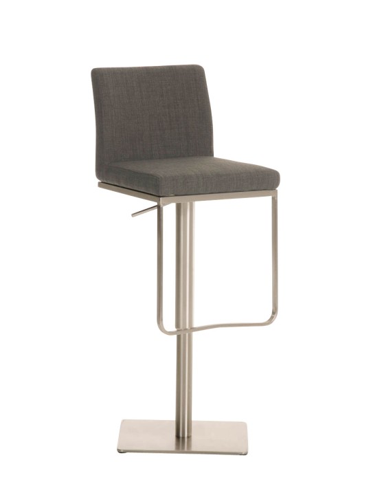 Tabouret de bar Panama E tissu, gris foncé