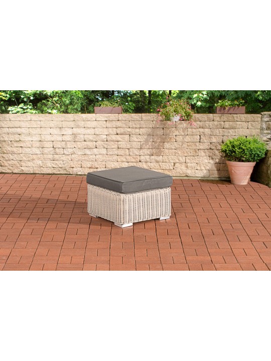 Tabouret Bilbao / Madeira Gris Fer, blanc nacré Tabouret Bilbao / Madeira Gris Fer, blanc nacré