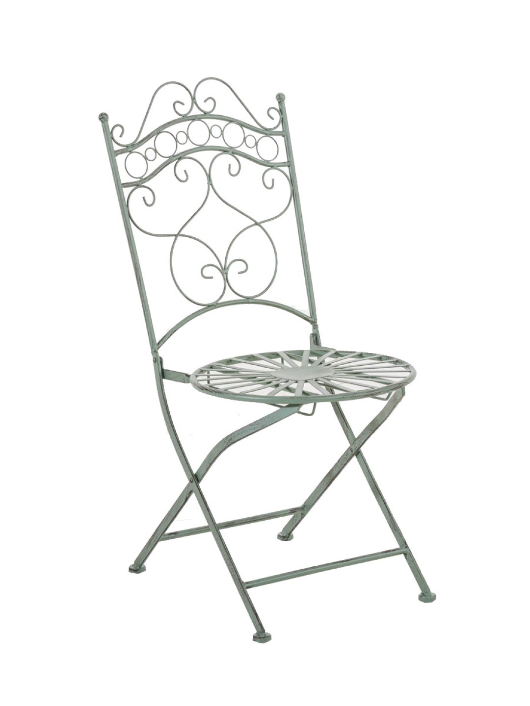 Chaise Indra, vert antique