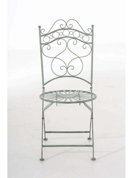 Chaise Indra, vert antique