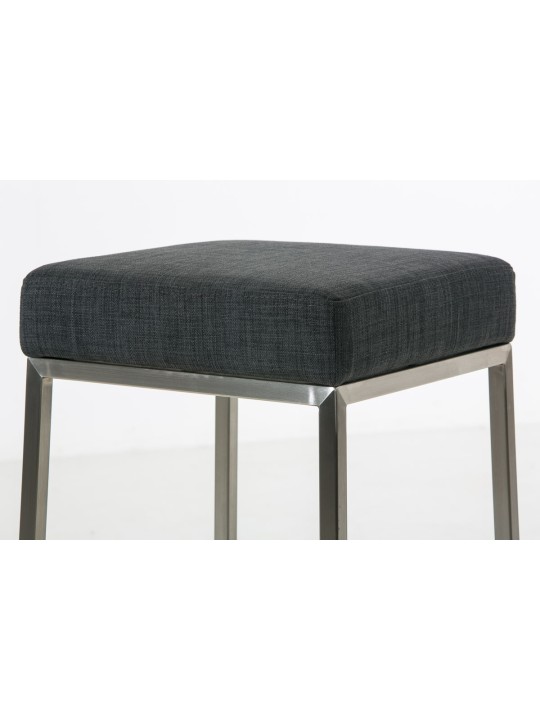 Tabouret de bar Montréal tissu E85, gris foncé Tabouret de bar Montréal tissu E85, gris foncé