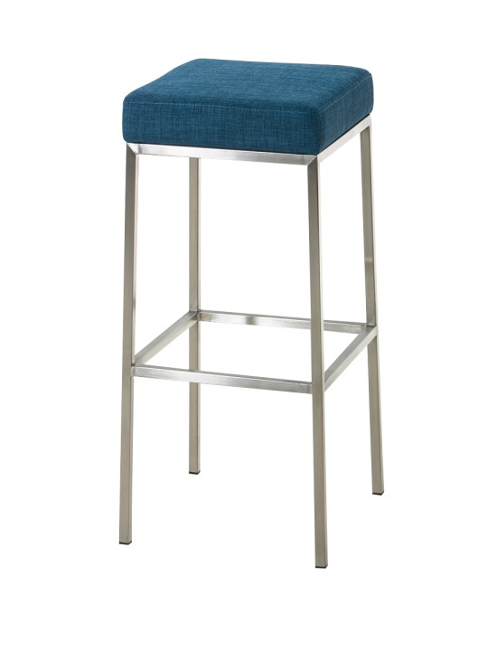 Tabouret de bar Montréal tissu E85, bleu