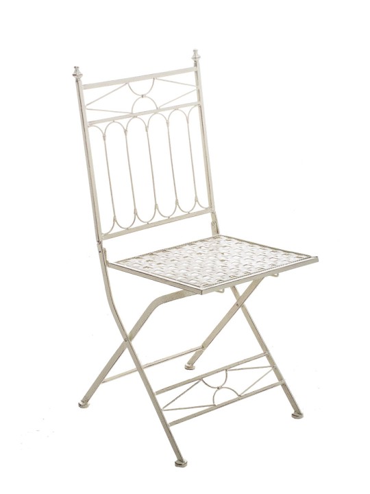 Chaise pliante ASINA, crème antique