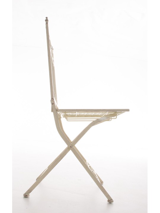 Chaise pliante ASINA, crème antique
