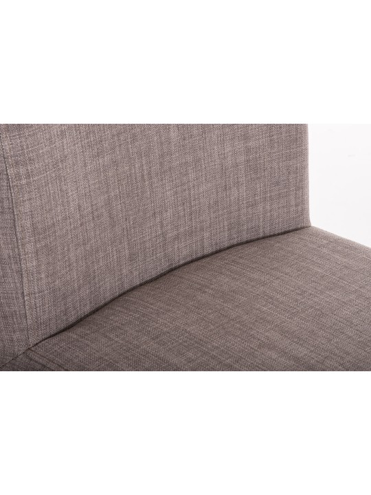 Tabouret de bar Paros tissu, gris