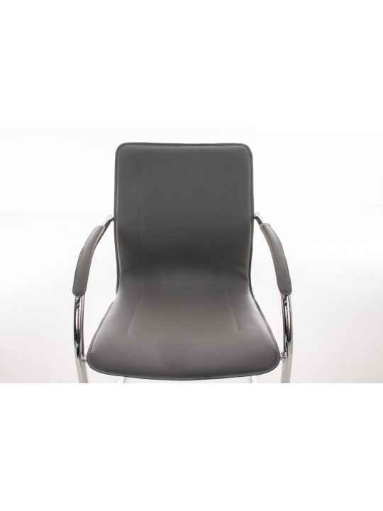 Chaise visiteur Melina, gris