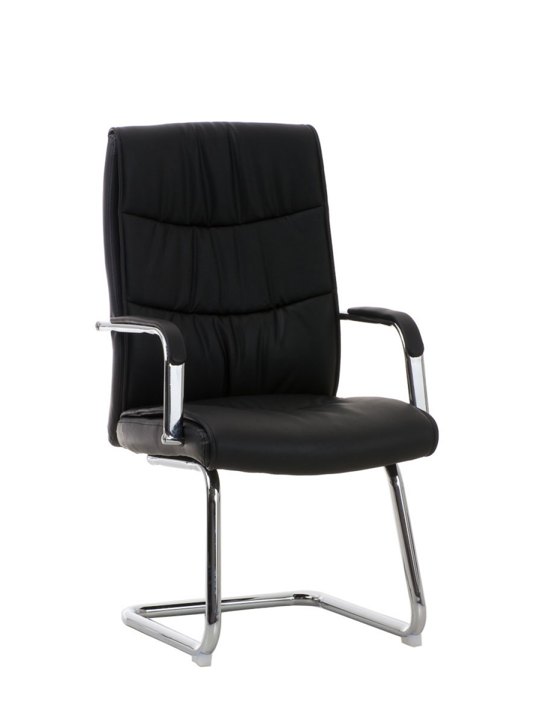 Chaise visiteur Caro, noir