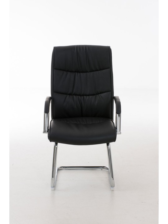 Chaise visiteur Caro, noir