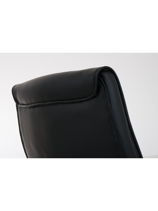 Chaise visiteur Caro, noir
