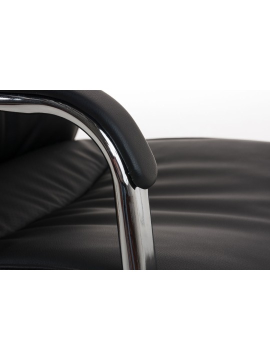 Chaise visiteur Caro, noir