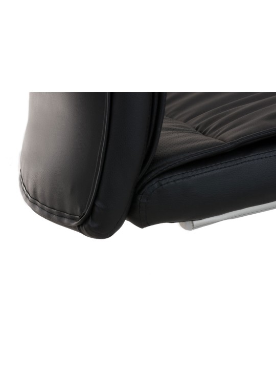 Chaise visiteur Caro, noir