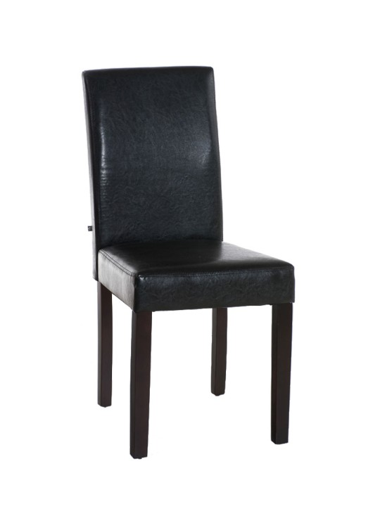 Chaise de salle à manger Ina foncé, brun