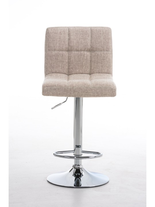Tabouret de bar Pérou FABRIC C, crème