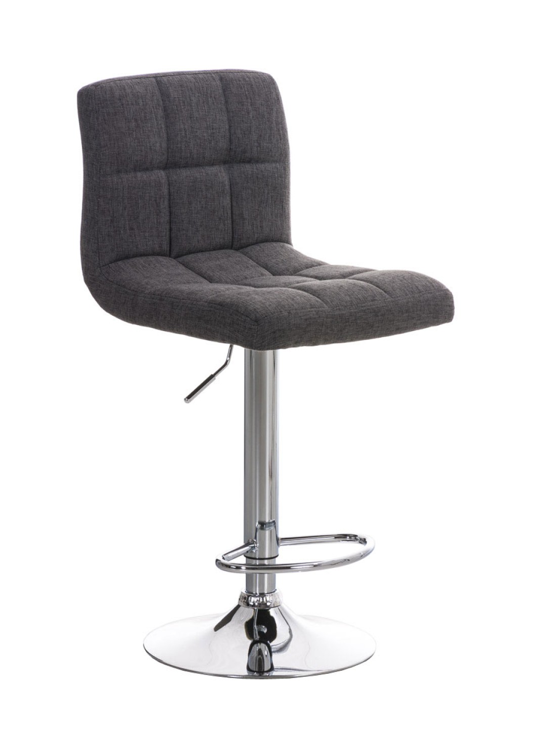 Tabouret de bar Pérou FABRIC C, gris clair