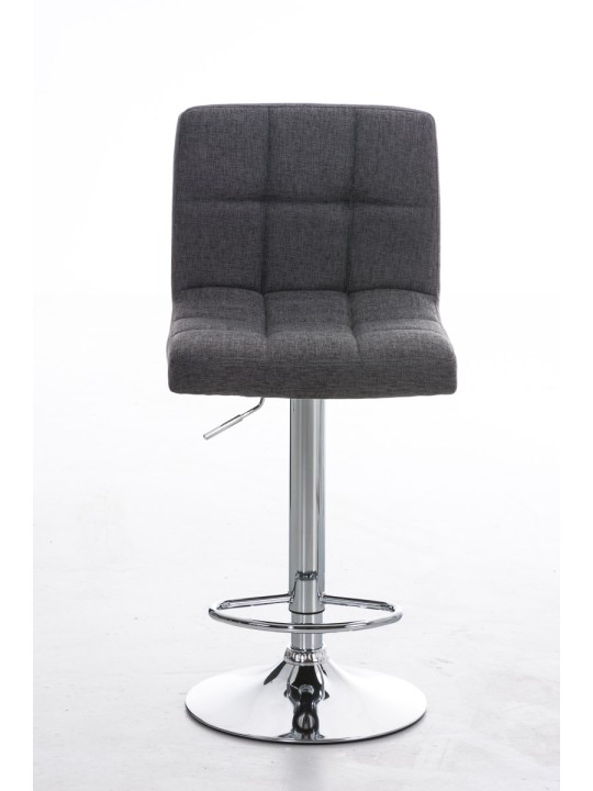 Tabouret de bar Pérou FABRIC C, gris clair