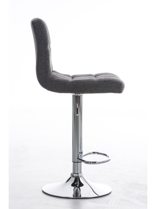 Tabouret de bar Pérou FABRIC C, gris clair