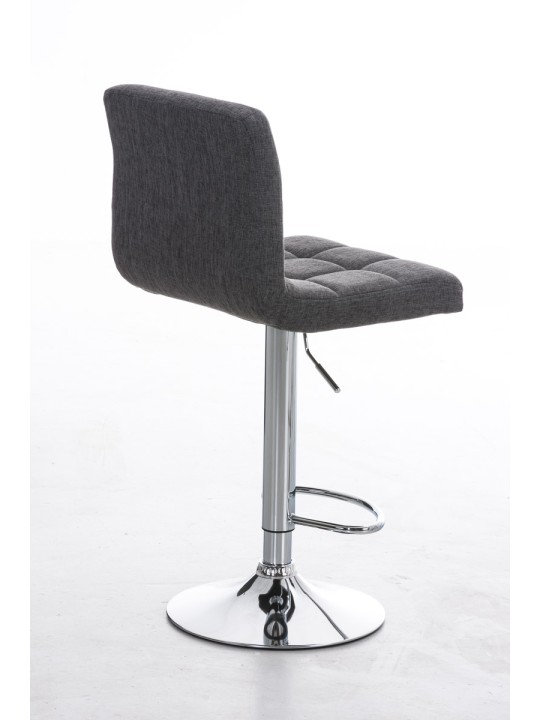 Tabouret de bar Pérou FABRIC C, gris clair