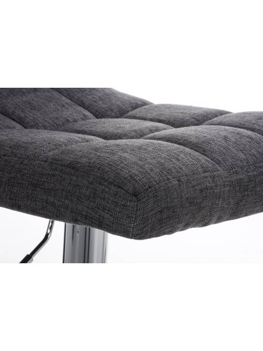 Tabouret de bar Pérou FABRIC C, gris clair