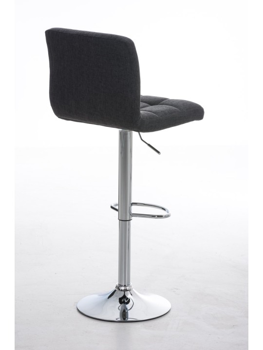 Tabouret de bar Pérou FABRIC C, gris foncé