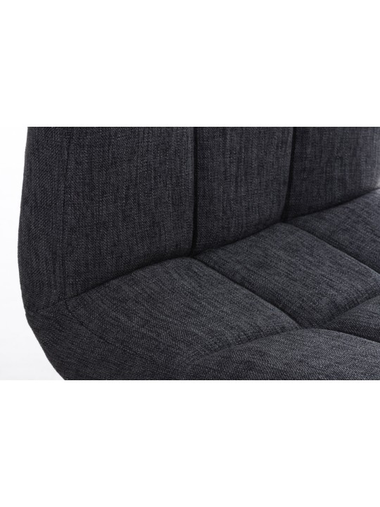 Tabouret de bar Pérou FABRIC C, gris foncé