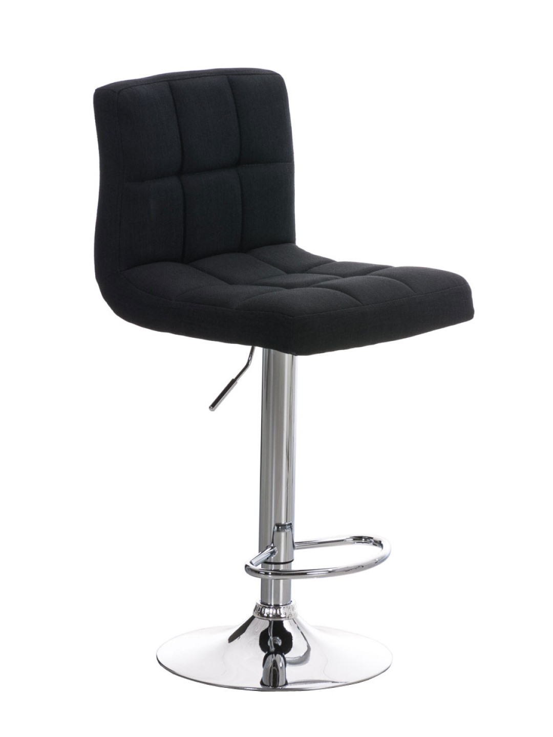 Tabouret de bar Pérou FABRIC C, noir