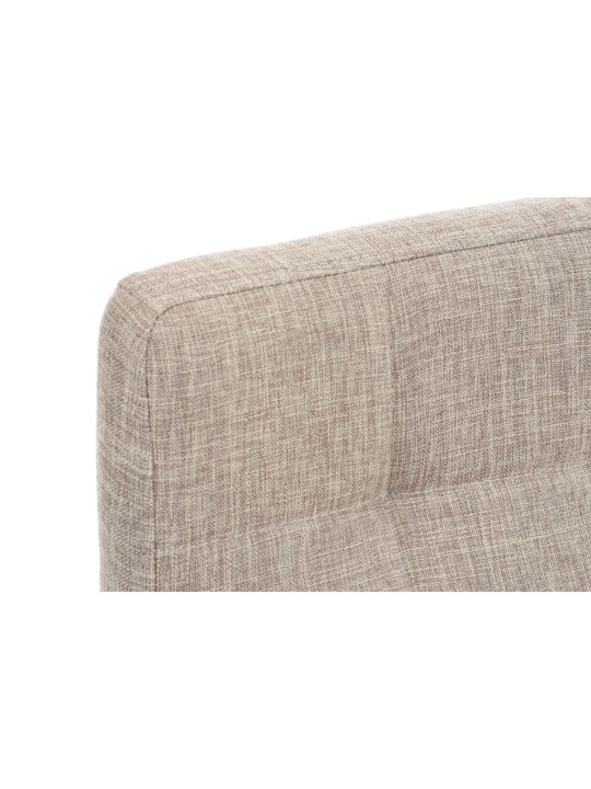 Tabouret de bar Lincoln tissu, crème