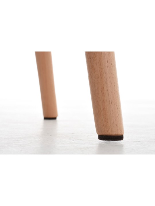 Tabouret de bar Lincoln tissu, crème