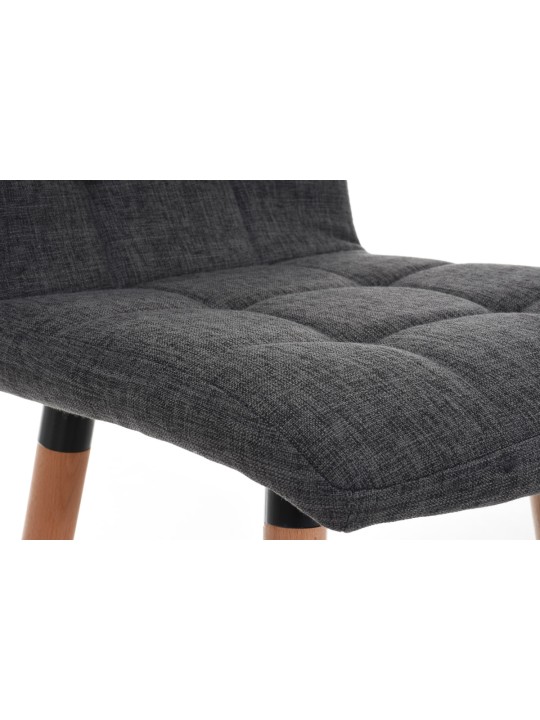 Tabouret de bar Lincoln tissu, gris clair Tabouret de bar Lincoln tissu, gris clair