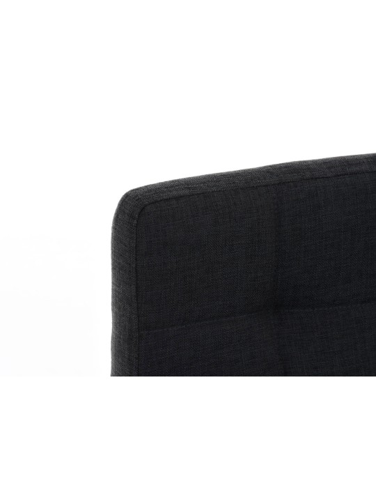 Tabouret de bar Lincoln tissu, gris foncé