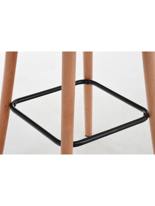 Tabouret de bar Lincoln tissu, gris foncé