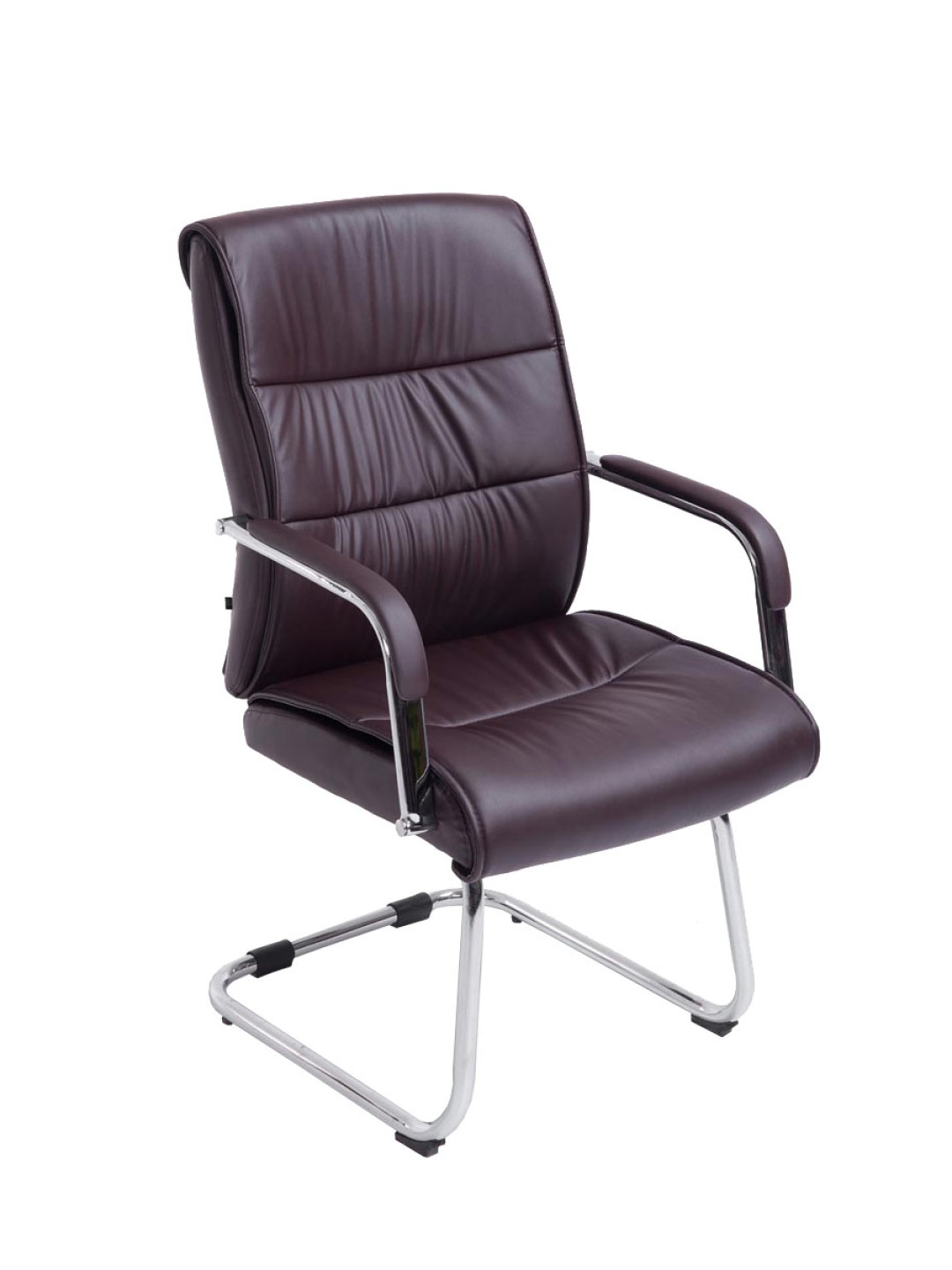 Chaise visiteur Sievert, brun