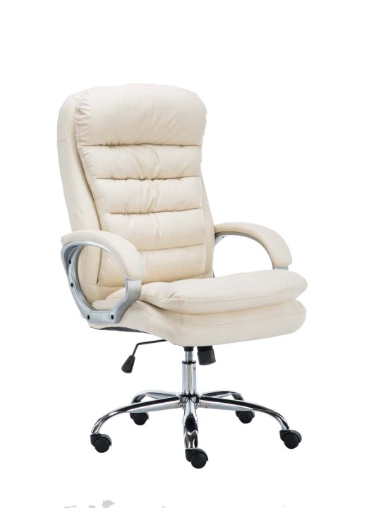 Chaise de bureau BIG Vancouver, crème