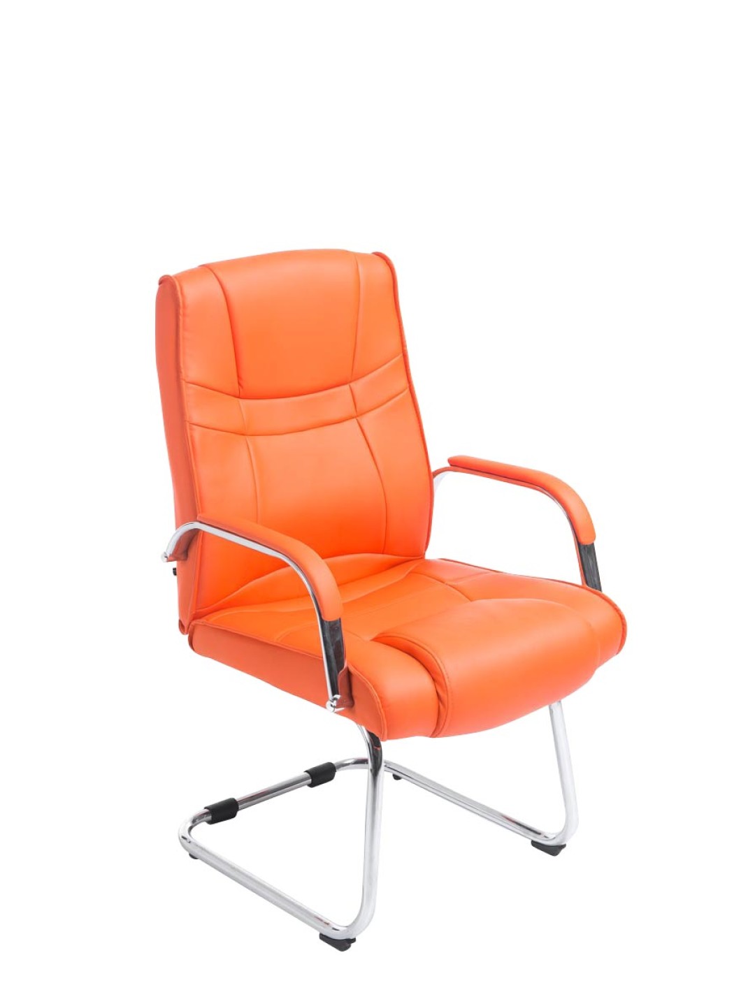Chaise visiteur Attila, orange