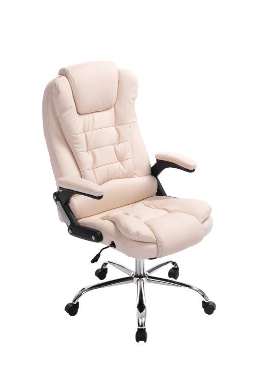 Chaise de bureau Thor, crème