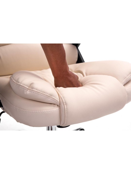 Chaise de bureau Thor, crème