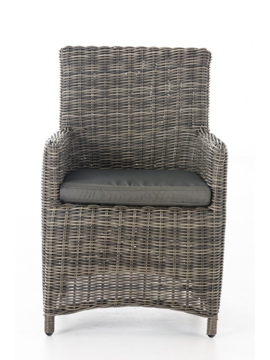 Chaise Fontana / Sankt Marlo Anthracite 5mm, gris chiné Chaise Fontana / Sankt Marlo Anthracite 5mm, gris chiné