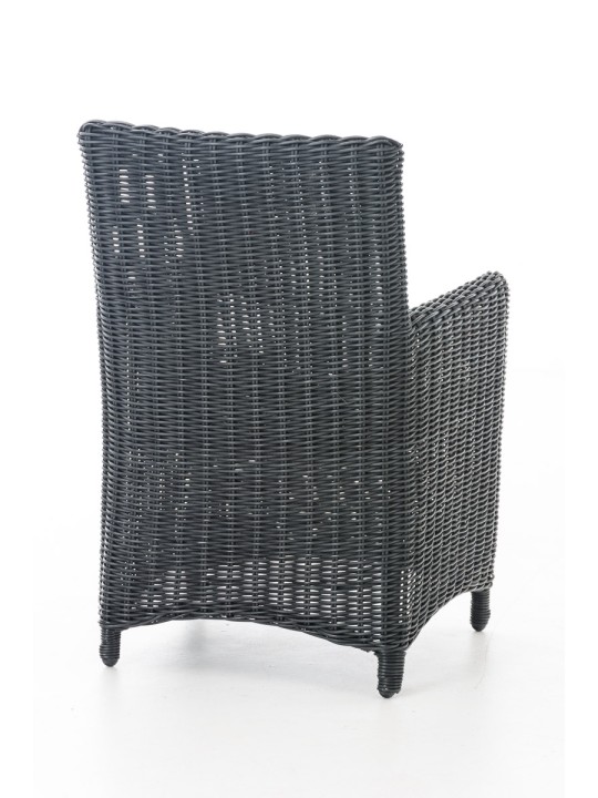 Chaise Fontana / Sankt Marlo Anthracite 5mm, noir