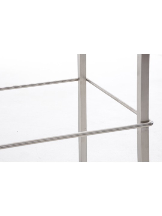 Tabouret de bar Avola cuir plat E78, noir Tabouret de bar Avola cuir plat E78, noir