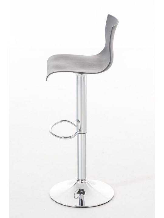 Tabouret de bar Hoover C, gris