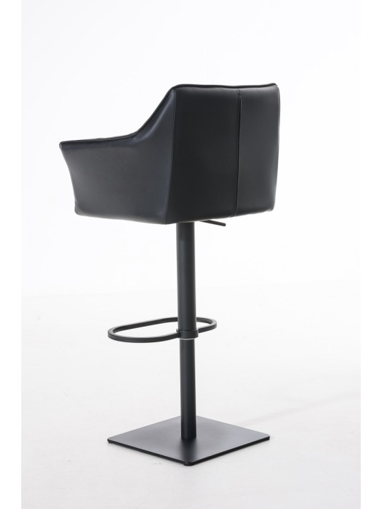 Tabouret de bar Damaso B, noir