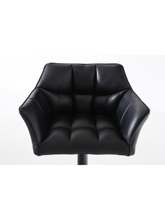 Tabouret de bar Damaso B, noir