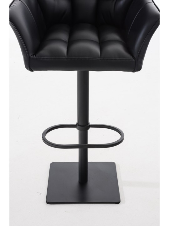 Tabouret de bar Damaso B, noir