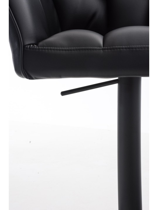 Tabouret de bar Damaso B, noir