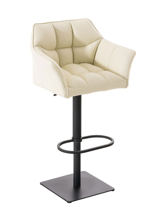 Tabouret de bar Damaso B, crème