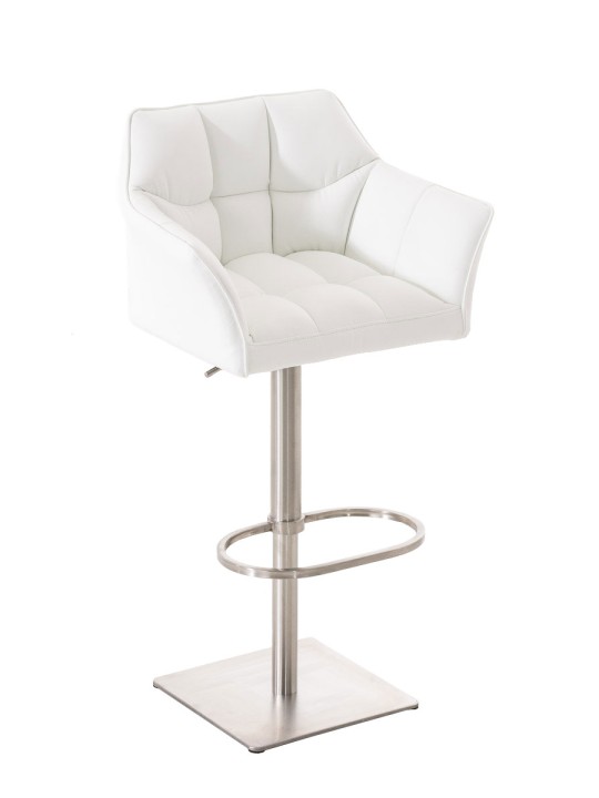 Tabouret de bar Damaso E, blanc