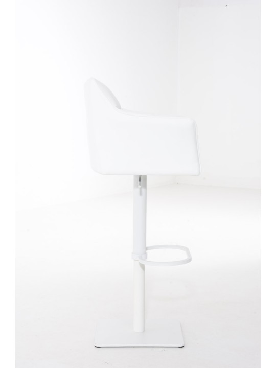 Tabouret de bar Damaso W, blanc